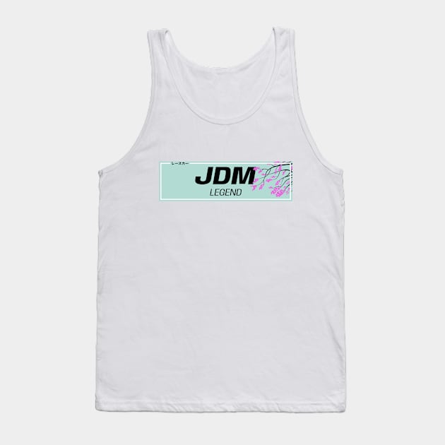 JDM Legend Tank Top by GoldenTuners